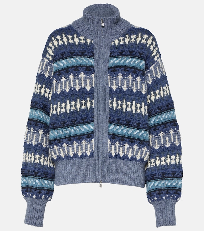 Holiday Noel cashmere bomber jacket | Loro Piana