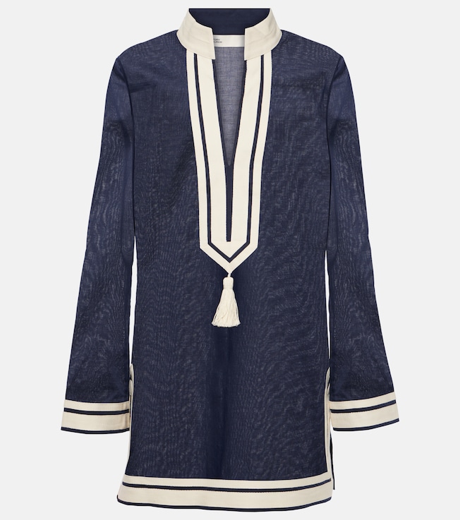 Tasseled cotton tunic | Tory Burch