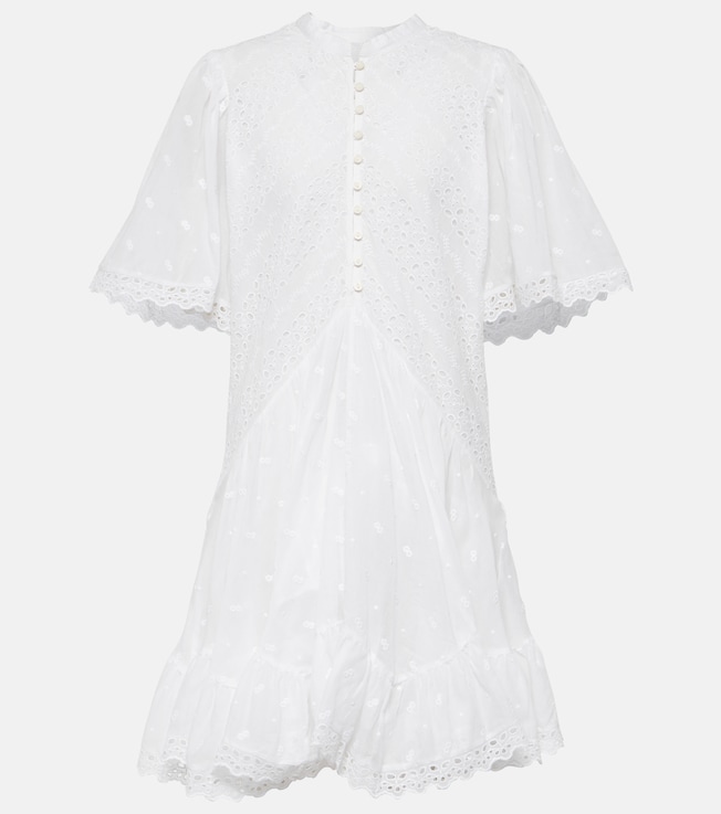 Slayae embroidered cotton minidress | Marant Etoile