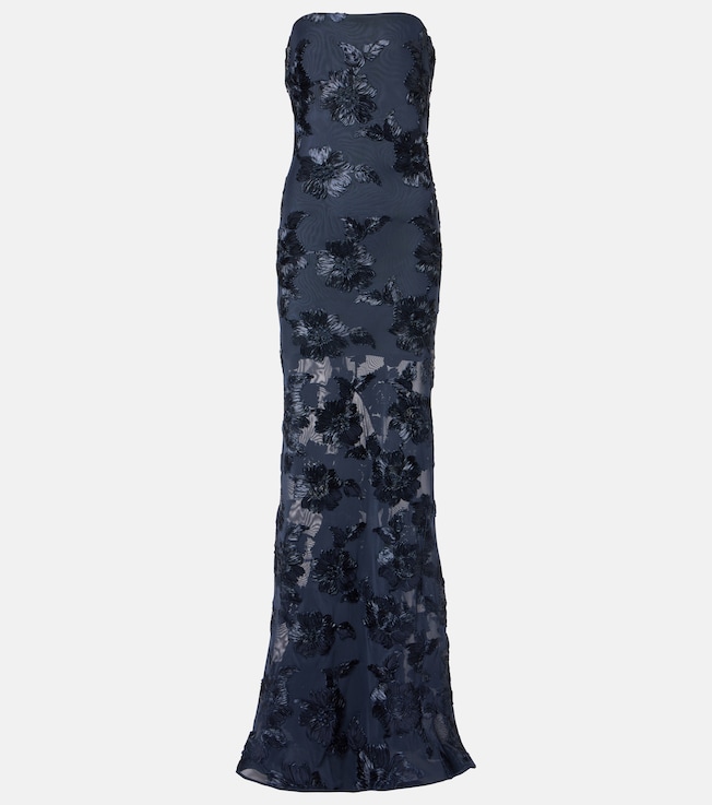 3D mesh maxi dress | Rotate