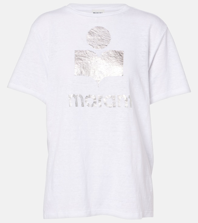Zewel printed linen T-shirt | Marant Etoile