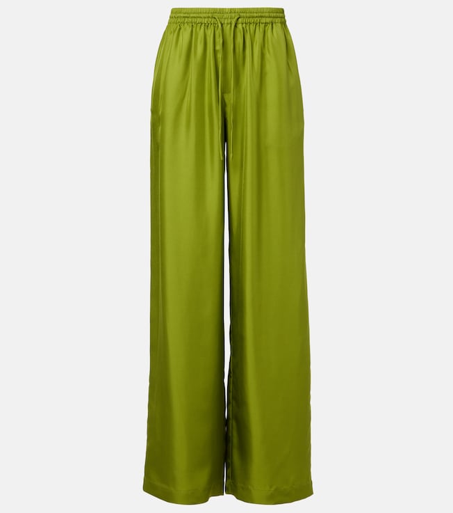 Silk palazzo pants | Róhe