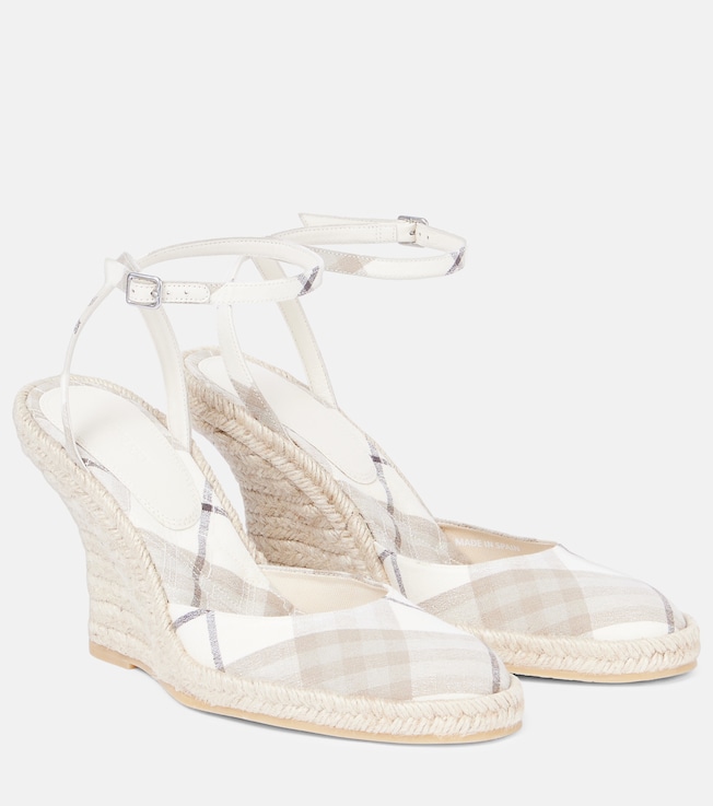 LF Mews 90 espadrille wedges | Burberry