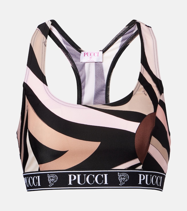 Printed sports bra | Pucci