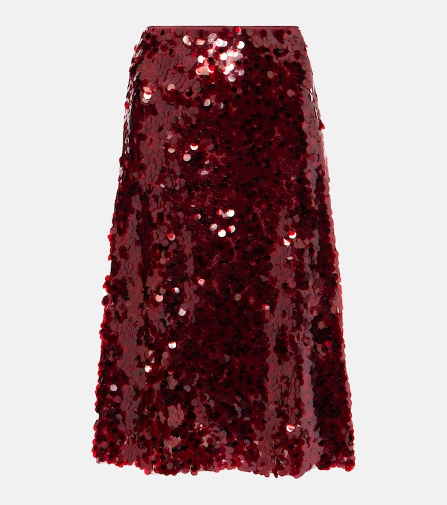 Lucite sequined midi skirt | Vince