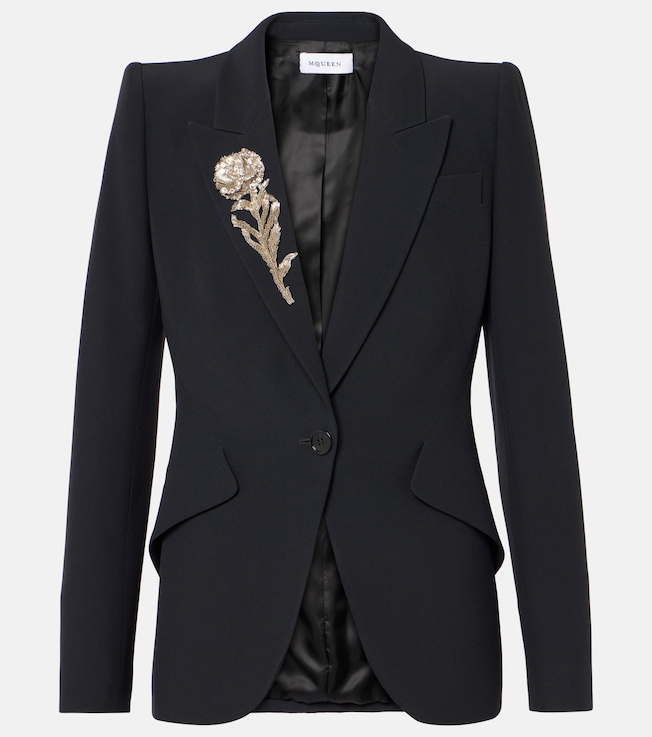 Embroidered blazer | McQueen