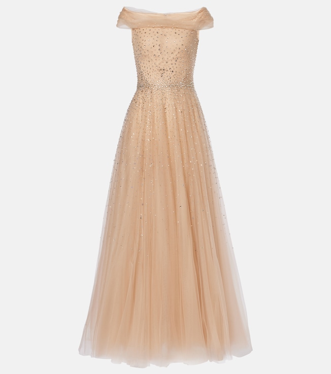 Shayla embellished tulle gown | Jenny Packham