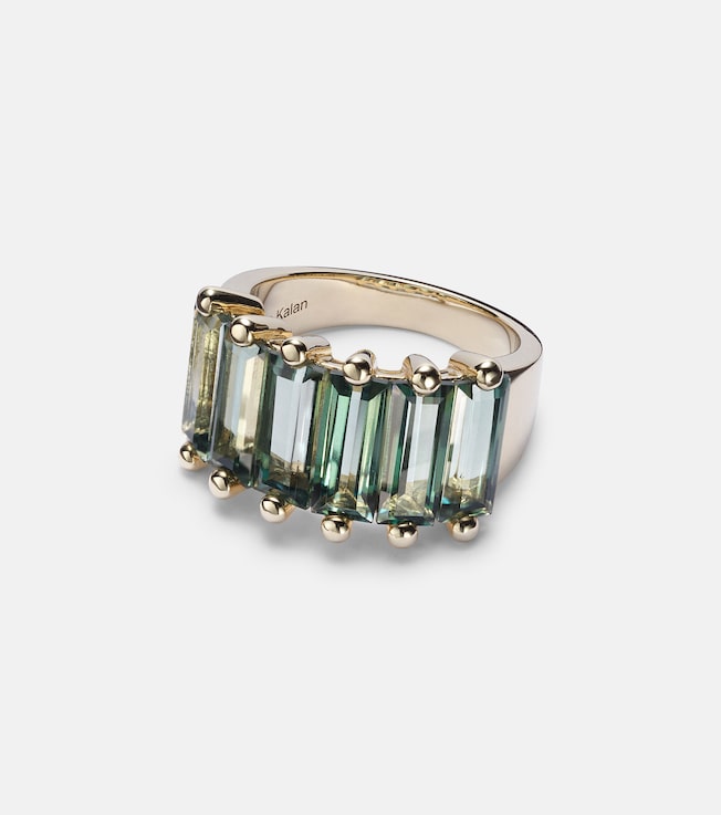 14kt gold ring with topazes | Suzanne Kalan