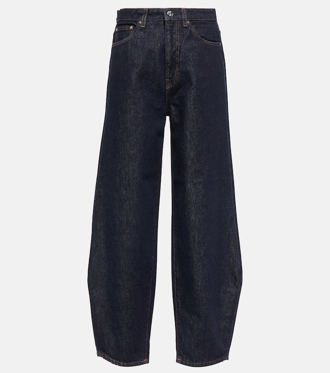 High-rise barrel-leg jeans | Toteme