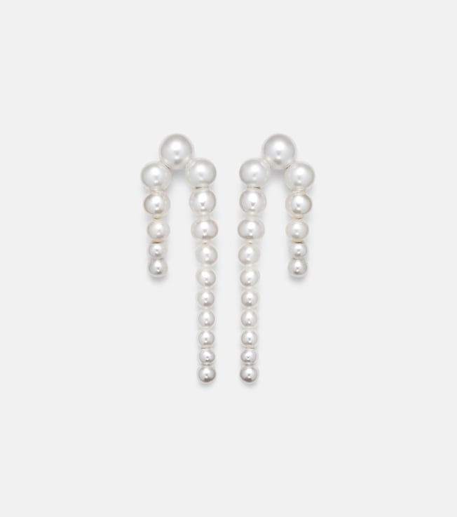 Petite Perle Nuit 14Kt gold and pearl earrings | Sophie Bille Brahe