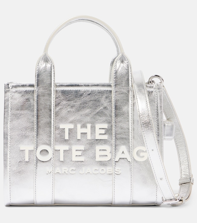 The Small metallic leather tote bag | Marc Jacobs