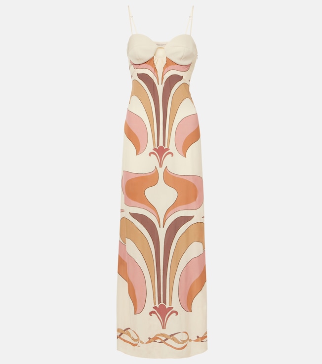 Printed bustier dress | Adriana Degreas