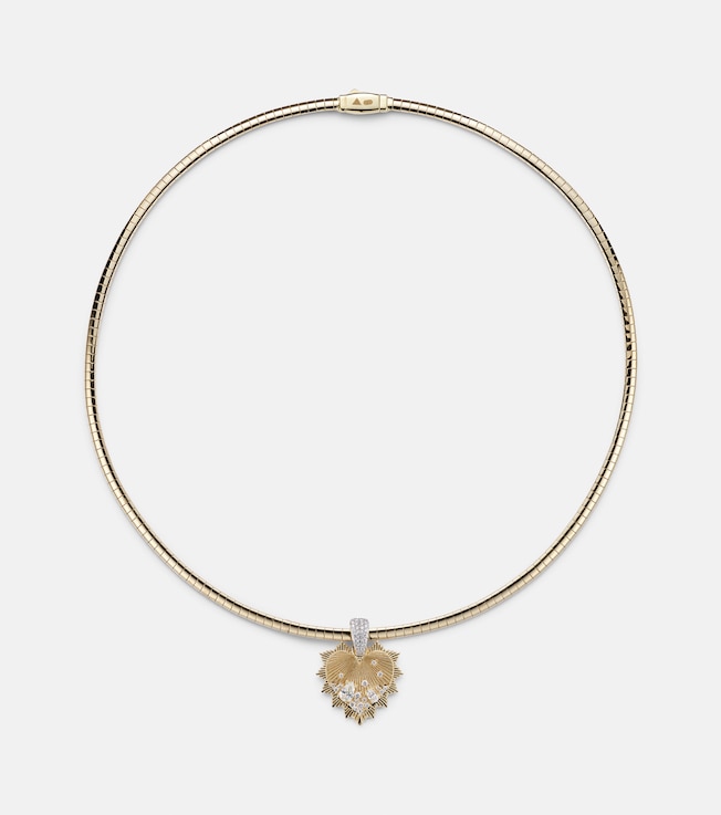 Love 18kt gold necklace with diamonds | FoundRae