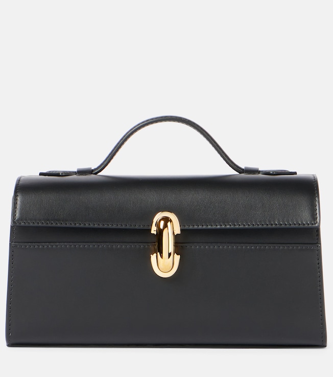 Symmetry Pochette leather-trimmed tote bag | Savette