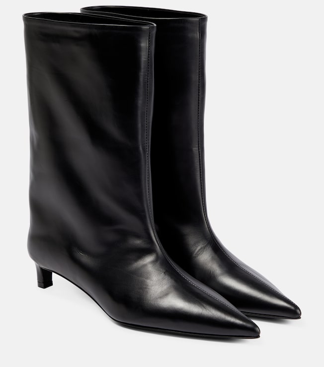 Leather ankle boots | Jil Sander