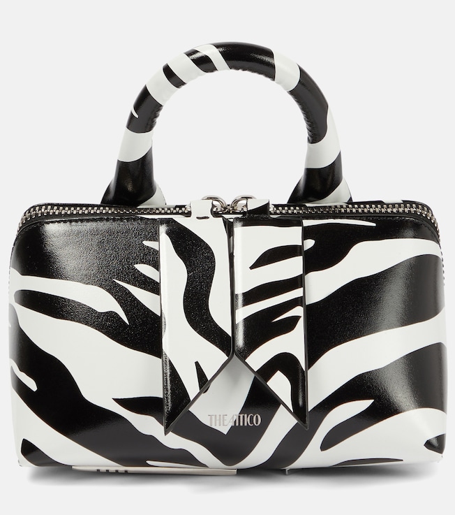 Friday Mini zebra-print leather tote bag | The Attico