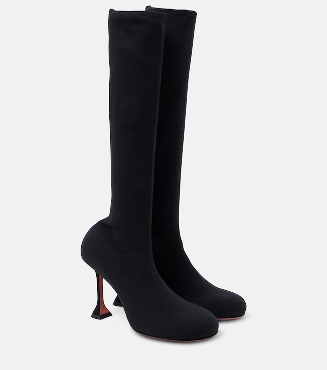 Veneda 95 knee-high sock boots | Amina Muaddi