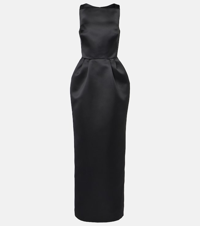 Trecchi embroidered duchesse gown | Safiyaa