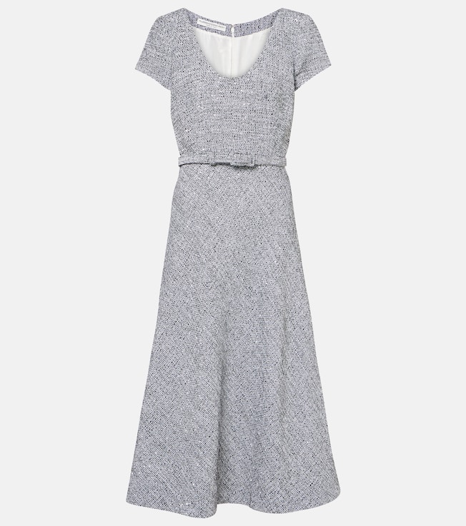Sequined tweed midi dress | Alessandra Rich