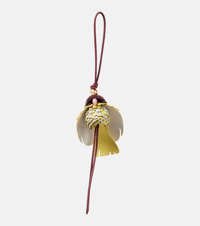 Bird leather bag charm | Loewe
