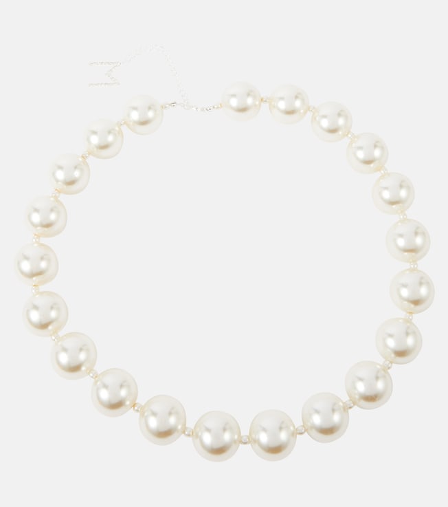 Faux pearl necklace | Magda Butrym