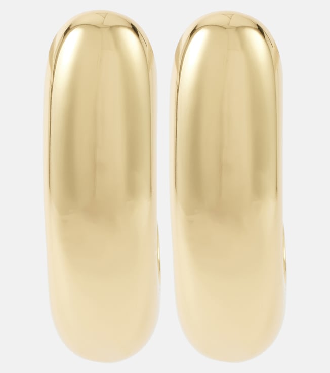 Nimah gold-plated hoop earrings | Jennifer Behr