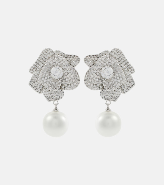 Embellished drop earrings | Self-Portrait