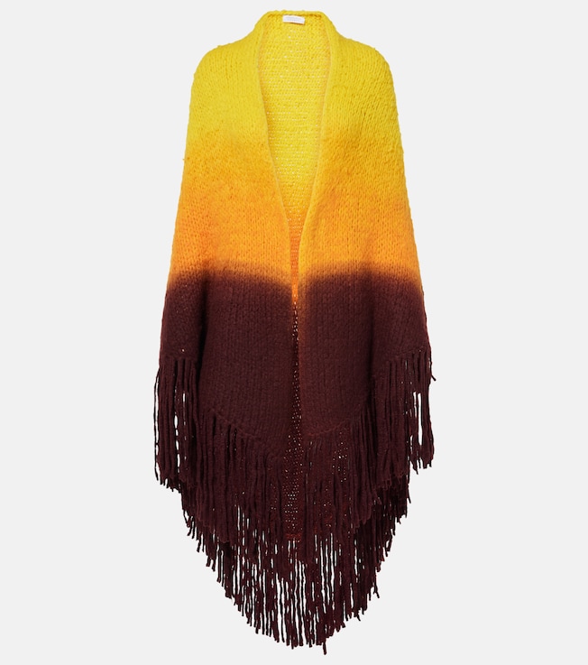 Lauren dyed cashmere poncho | Gabriela Hearst