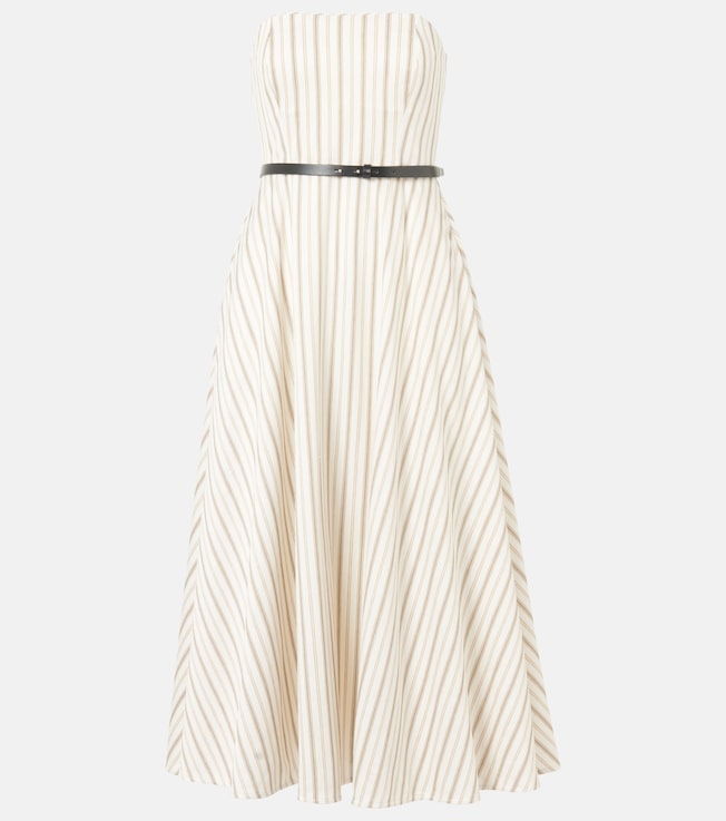 Fervida cotton and linen midi dress | Max Mara