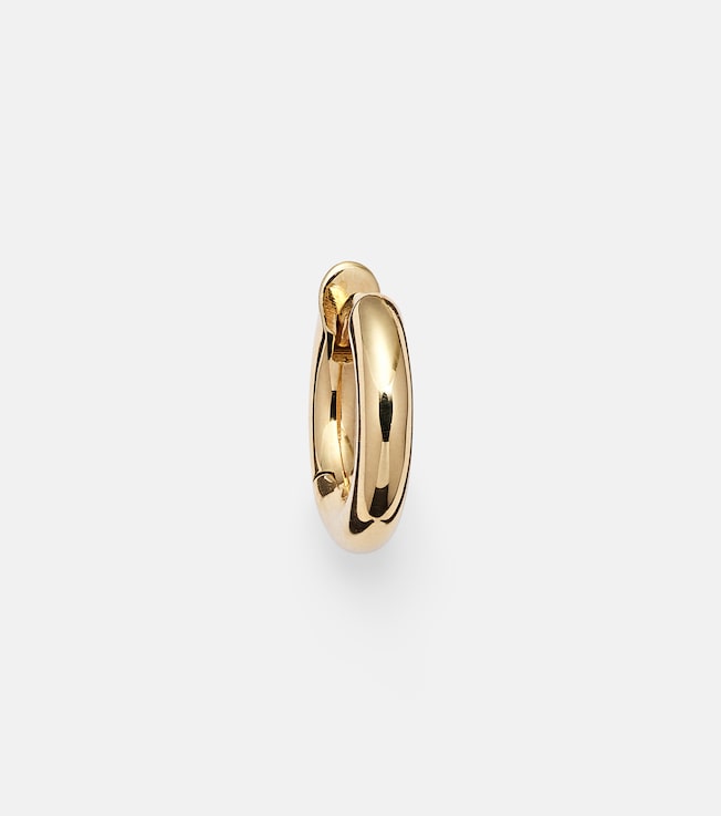 Mini Microhoop 18kt yellow gold single earring | Spinelli Kilcollin