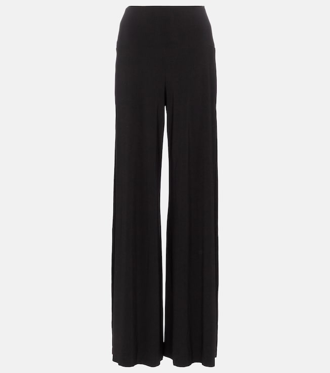 Elephant jersey wide-leg pants | Norma Kamali