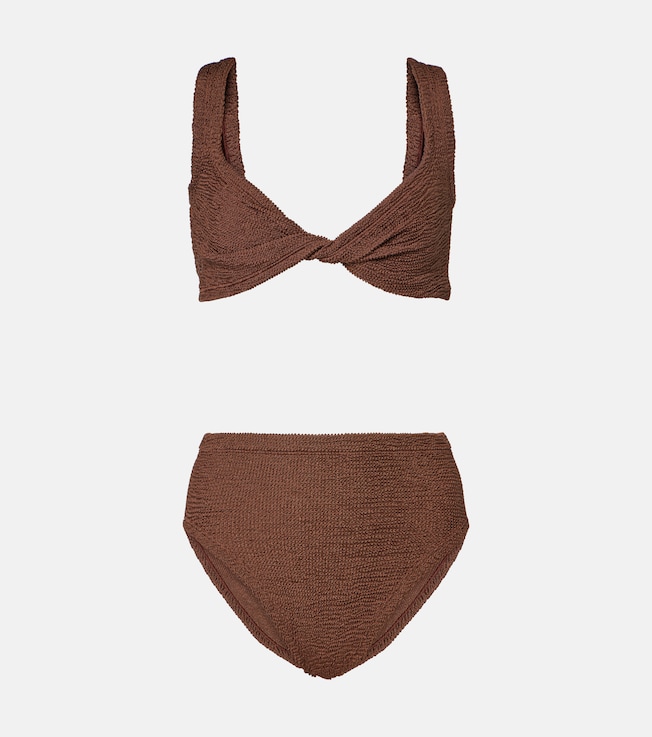 Jamie gathered bikini | Hunza G