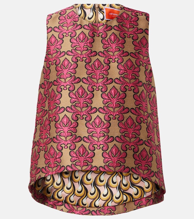 La Scala Herald jacquard top | La DoubleJ