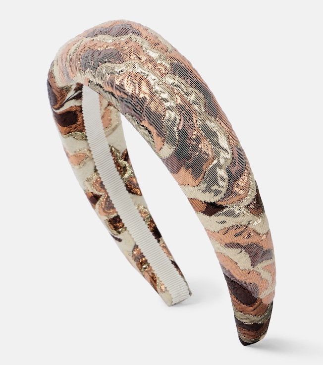 Jacquard lamé headband | Valentino