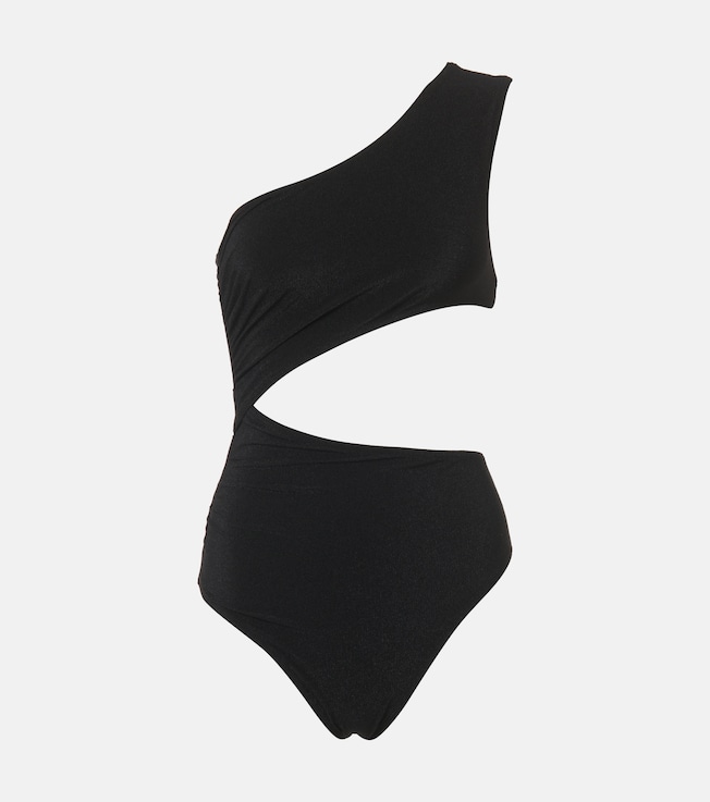 One-shoulder cutout swimsuit | Balmain