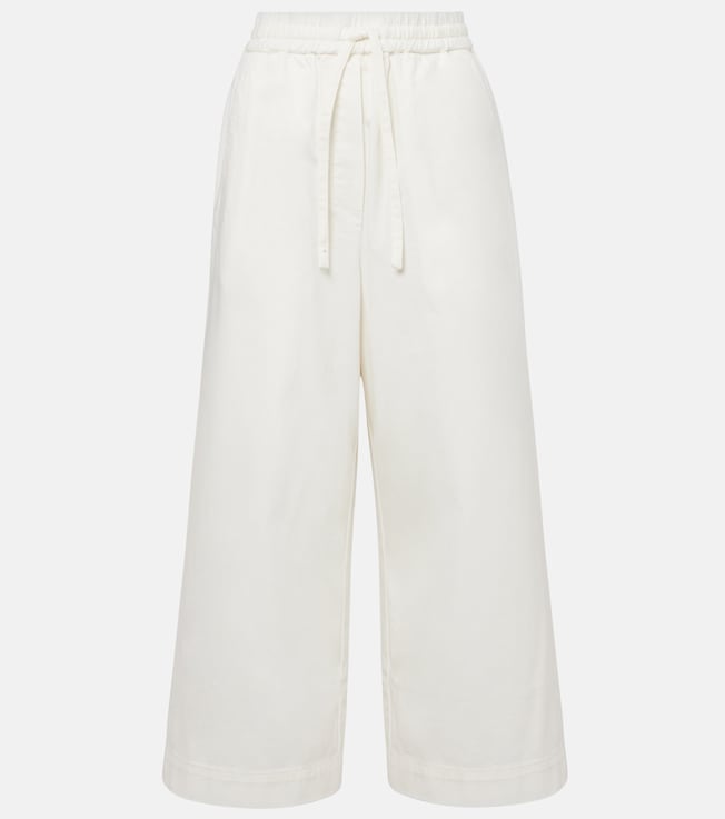 Paula's Ibiza cotton wide-leg pants | Loewe