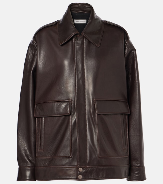 Drey leather jacket | Nour Hammour