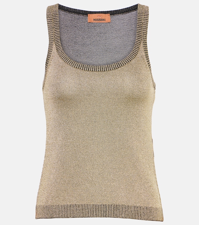 Knitted lamé tank top | Missoni