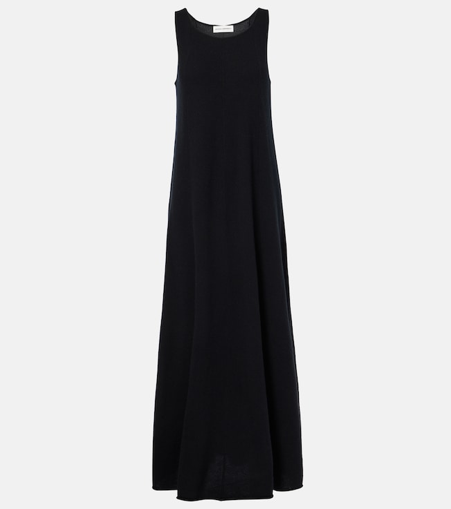 N°386 Elisa Short cashmere maxi dress | Extreme Cashmere