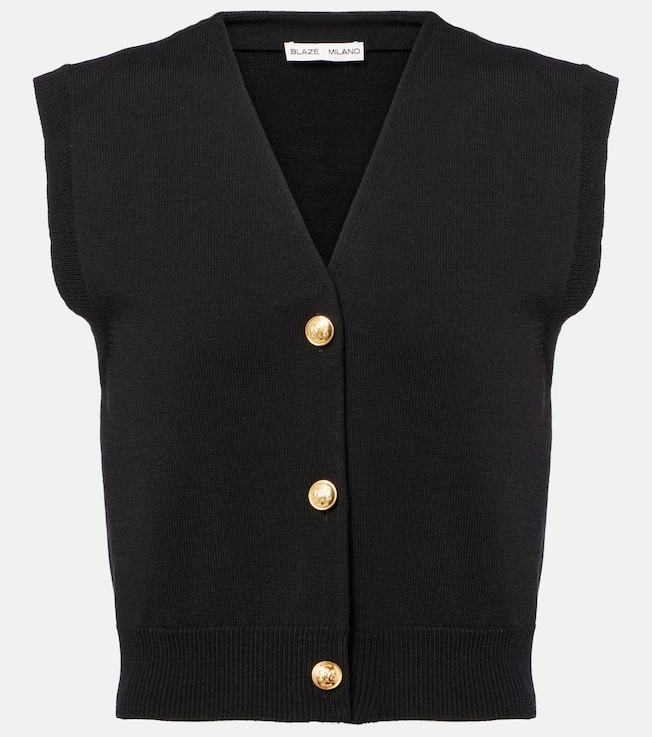 Sebright wool-blend sweater vest | Blazé Milano