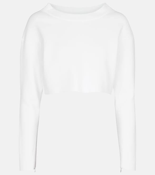 Cropped sweatshirt | Alaïa