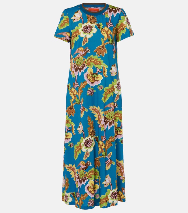 Printed cotton maxi dress | La DoubleJ