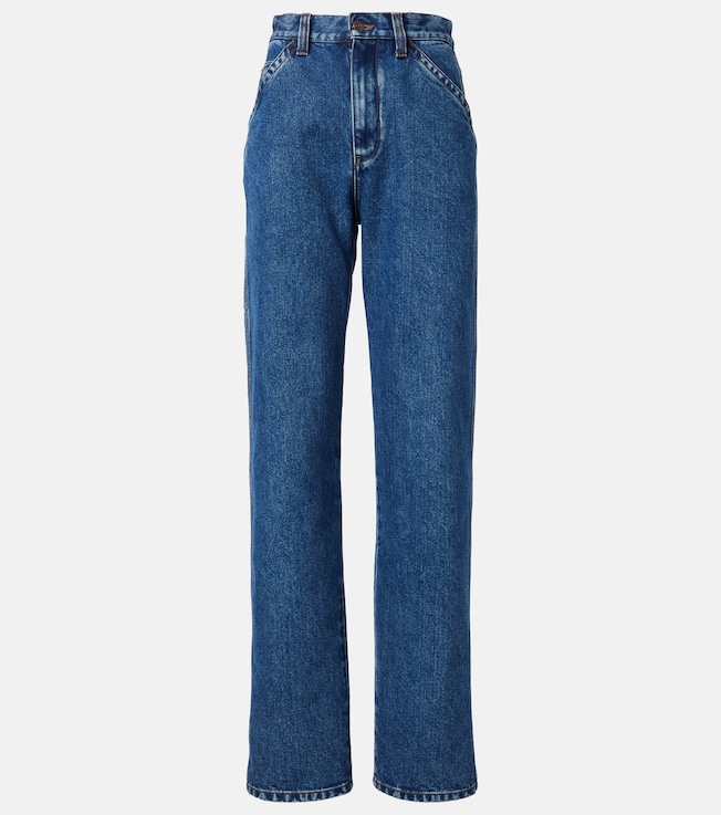 Etienne high-rise straight jeans | Loro Piana