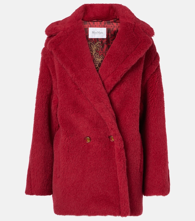 Cuba alpaca, wool, and silk teddy coat | Max Mara