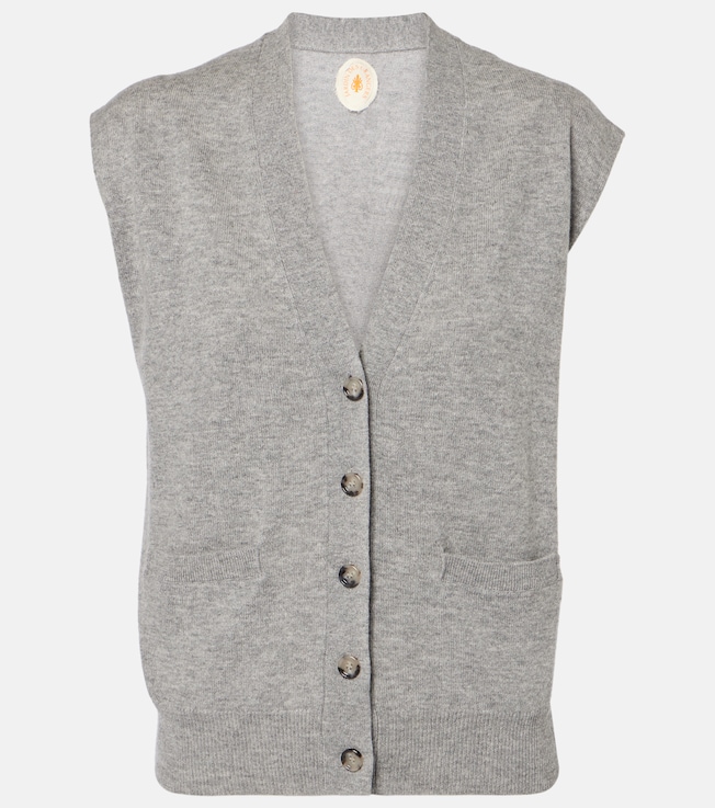 Wool and cashmere sweater vest | Jardin des Orangers