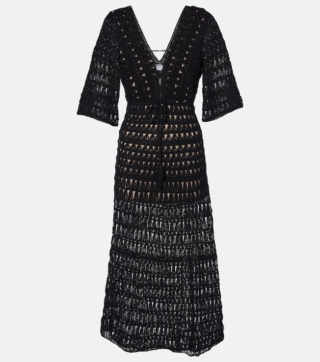 Marissa cotton crochet maxi dress | Anna Kosturova