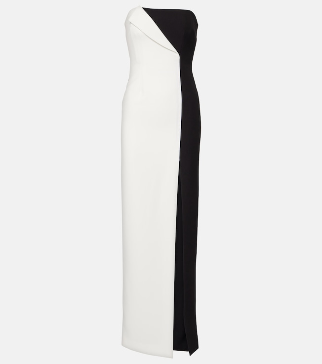 Strapless crêpe gown | Roland Mouret