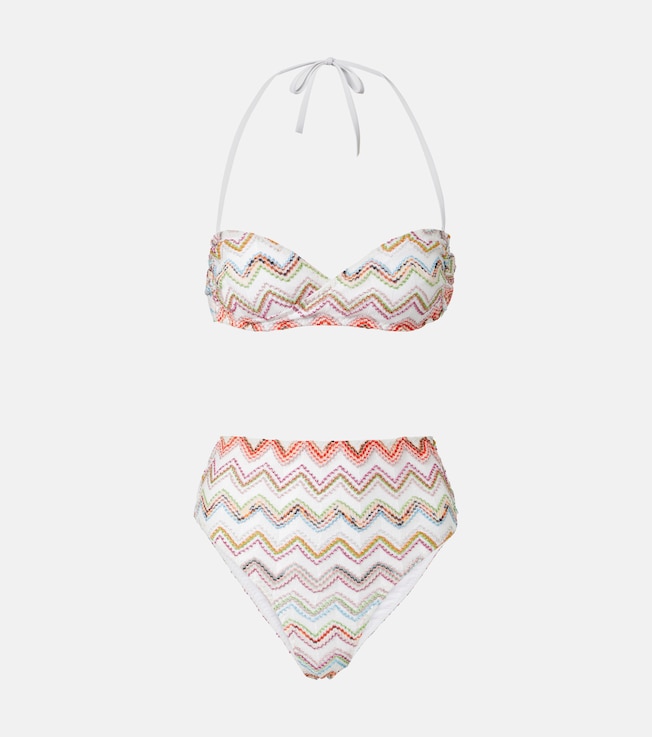 Zig Zag metallic bikini | Missoni