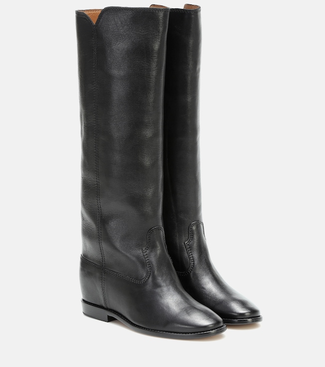 Chess leather boots | Isabel Marant
