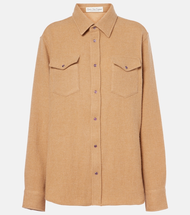 Bronze cashmere shirt | God's True Cashmere